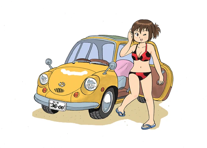 本日のスバル360。てんとーむし!