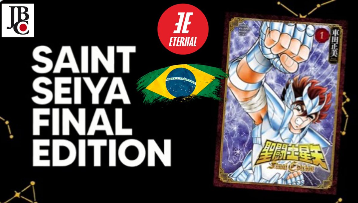 PolluxDioscuros's tweet photo. FINALLY! The #SaintSeiya #FinalEdition #manga is coming to South America courtesy of @editorajbc which has confirmed the 1st volume will be released in Brazil this next december, 1 year after the announcement they did in December '22 @ the #CCXP22. Parabéns, amigos brasileiros! https://t.co/otKNVECqk9