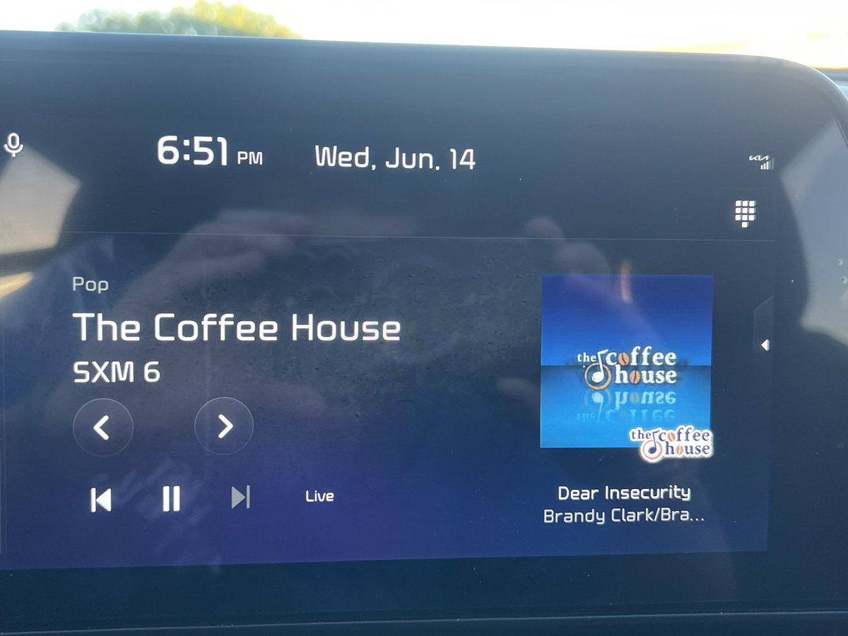 mefan4life_m's tweet photo. Had to pull over because I love this song!!!!! Singing along full blast in a parking lot, life is good @TheBrandyClark @brandicarlile #DearInsecurity https://t.co/aW1lTXArh8