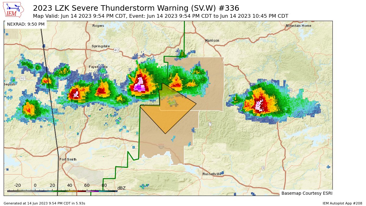 + Noaa weather alerts.. on Twitter "LZK issues Severe Thunderstorm