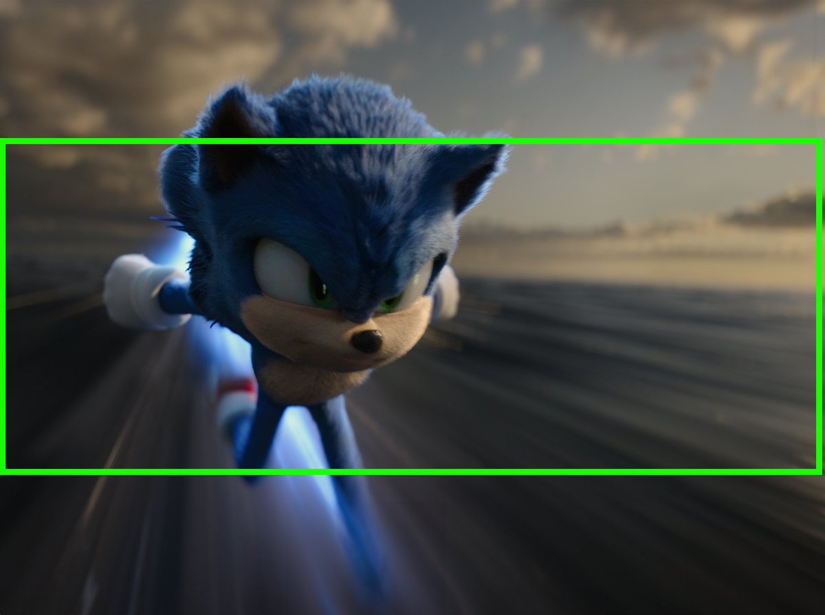 What if: #SonicMovie2 shot in IMAX 70mm. #generativefill