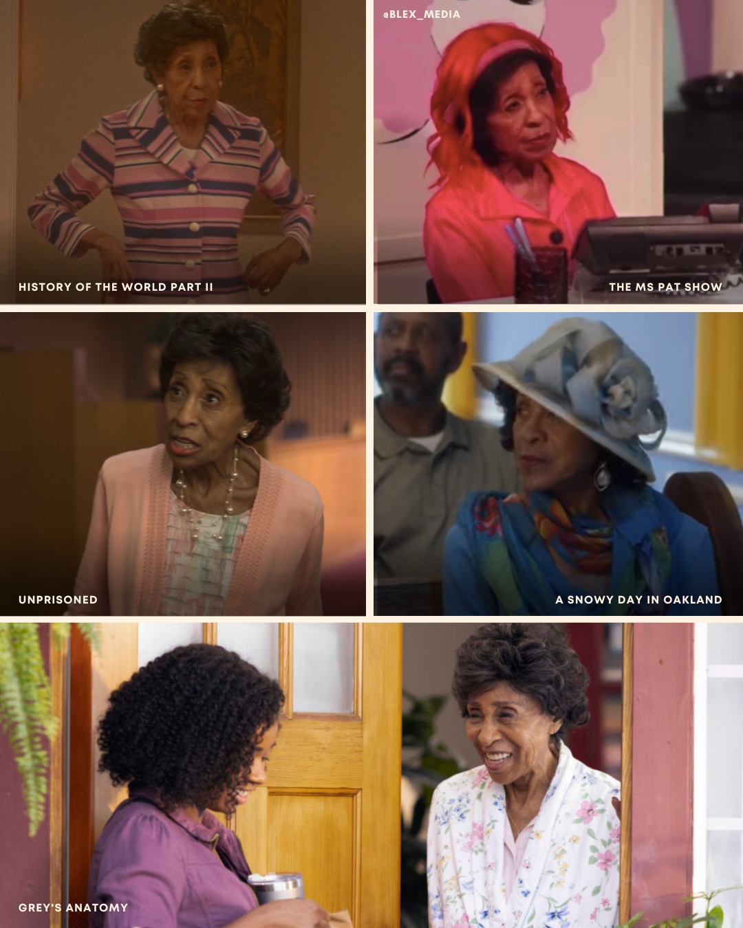 92 where? Marla Gibbs has continuously been booked and busy with 5 projects this year alone. Happy Birthday! 