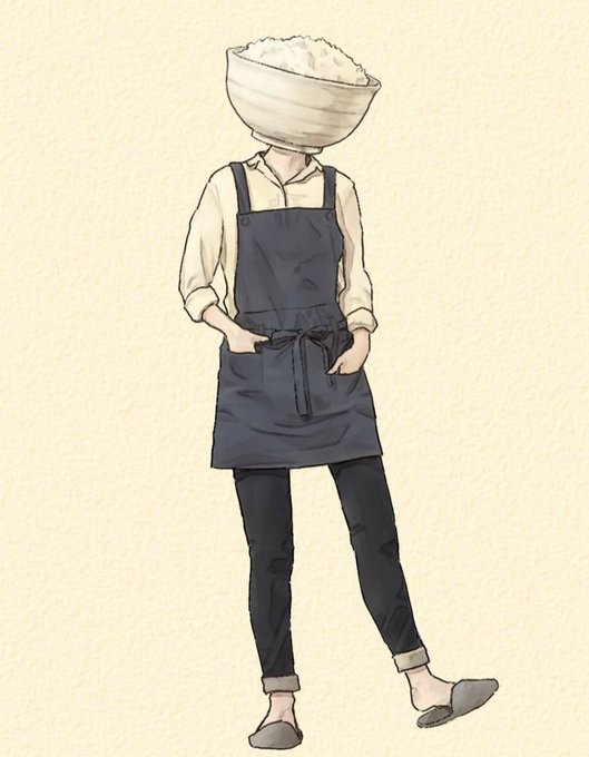 「male focus rice bowl」 illustration images(Latest)