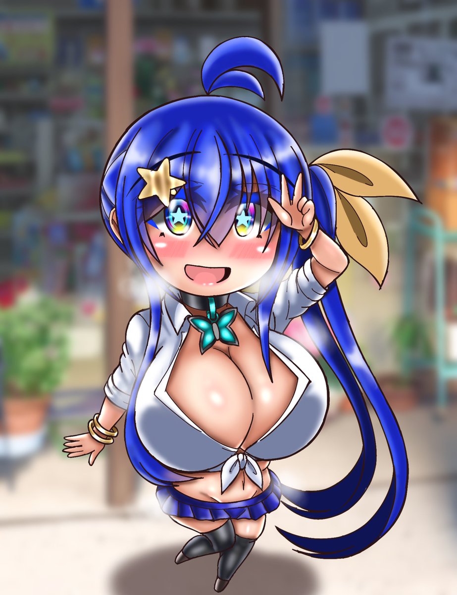 デフォルメgray杏奈ちゃん
デザイン的にgray杏奈ちゃんが一番デフォルメ映えするなあ…かわいい。
こちらはアクリルキーホルダーとして今回のコミケで出す予定…!(表情は変更するかも…) 