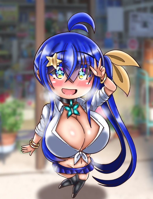 デフォルメgray杏奈ちゃん
デザイン的にgray杏奈ちゃんが一番デフォルメ映えするなあ…かわいい。
こちらはアクリルキーホルダーとして今回のコミケで出す予定…!(表情は変更するかも…) 