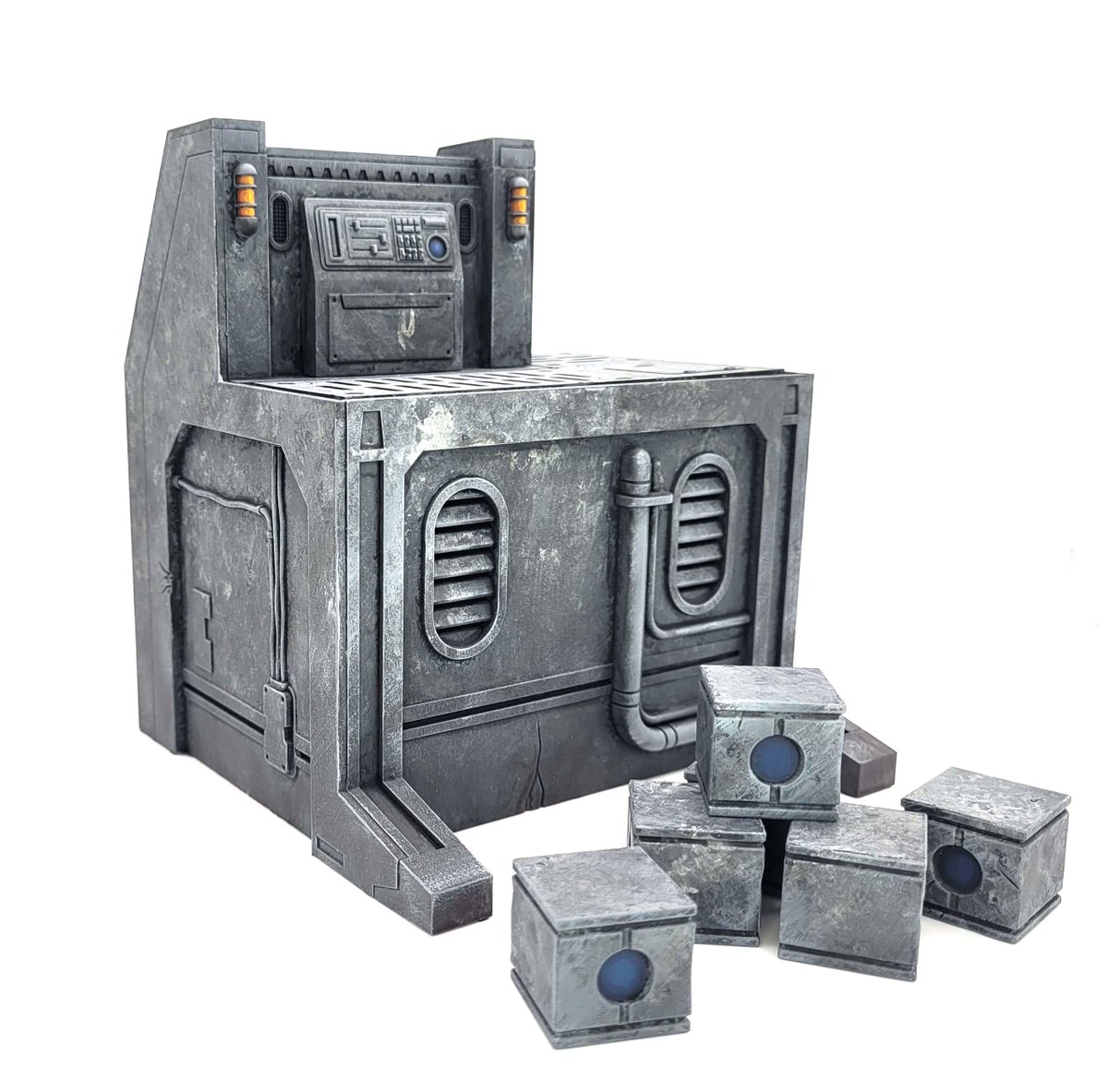 magpie_minis's tweet photo. A couple pieces of Shatterpoint terrain. #ArtistOnTwitter #miniaturepainting https://t.co/BMZGCioDMM