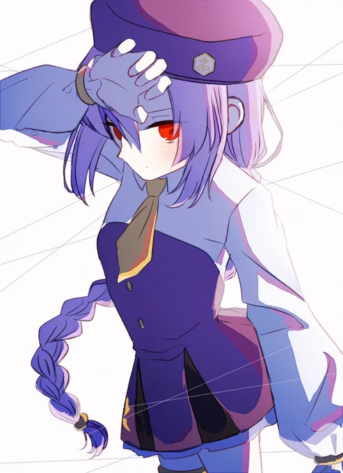 CMシオンさん瞳が赤くなっていた… #FGO
