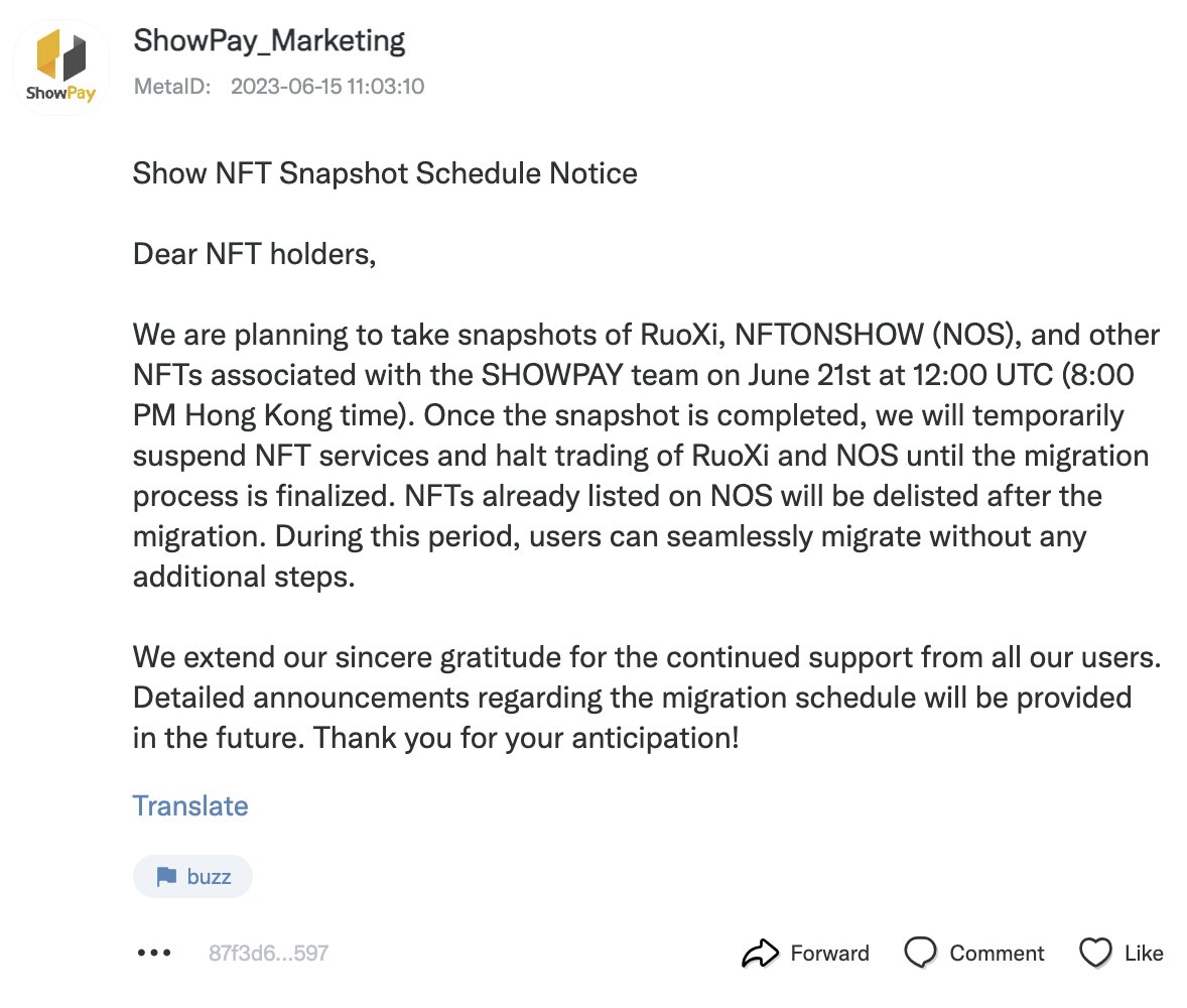 ShowPay tweet media