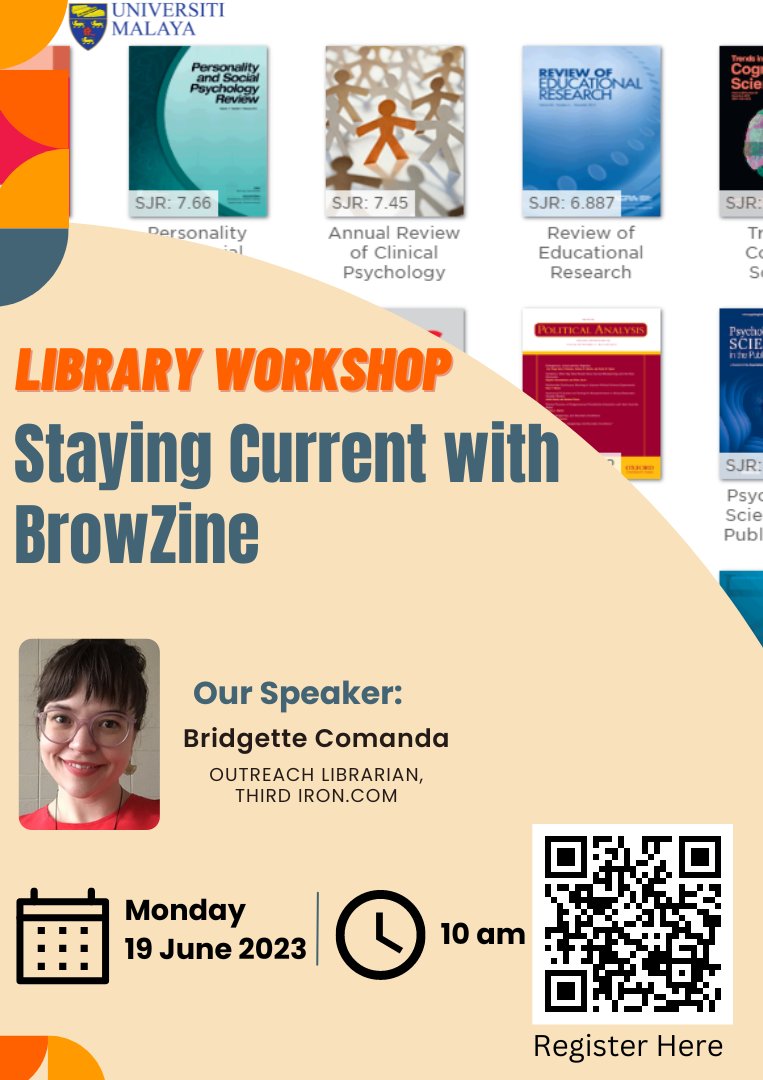 [UMResearch] Library Workshop : Staying Current with BrowZine (Monday, June 19, 10 AM)

Register Here : um-my.libcal.com/calendar?cid=1…

#UMLib