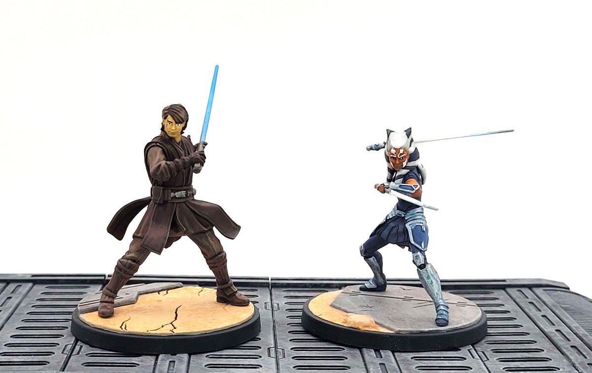 magpie_minis's tweet photo. Some force users from #Shatterpoint. #ArtistOnTwitter #miniaturepainting https://t.co/GnWPF5iwvZ