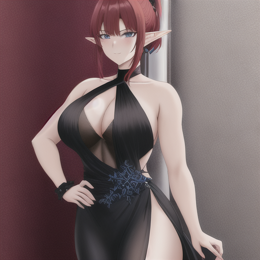 ElfAIArt's tweet photo. Difficult week for me meant no posting whatsoever, sorry. Coming back with #RedcarpetChallenge by 
@pdouglasr

#AIChallenge 

Aerin would be in here element as a movie star in a premiere! #Anythingv4 #AiElf #AIArtCommunity #AIArt #AIgirls #AIArtWork #animegirls https://t.co/fStwuQYly3
