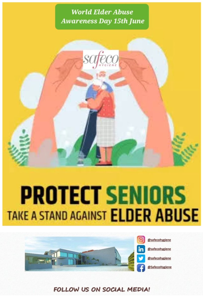 AMGWALIOR's tweet photo. World Elder Abuse Awareness day 15th June.

#diaper #babycare #femcare #hygiene #pefilm #breathable #nonbreathable❤️ #adultdiapers #adultdiaper #sanitarynapkins #SanitaryPads #sanitarynapkin #personalhygiene #personalhygieneproducts #ElderAbuse #WorldElderAbuseAwarenessDay https://t.co/fFok3Brh2K