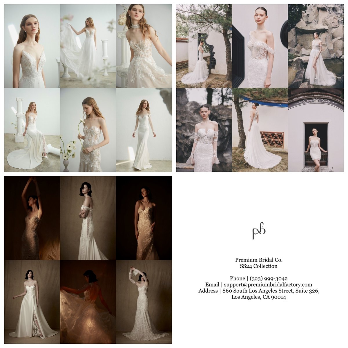 Premium_bridal's tweet photo. Hey, Bridal Retailers worldwide! Brace yourselves for the mind-blowing beauty of our SS24 Collection!😳 Meet us at the Chicago Bridal Market in August, and let's make bridal dreams come true! 🌟👗
#BridalRetailers #ChicagoBridalMarket #WeddingDressWholesaler https://t.co/tGzoetdr9p