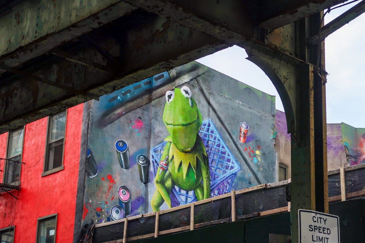 #bushwick #bushwickbrooklyn #brooklyn #brooklynny #streetart #art #streetsofny #exploring #kermit #kermitthefrog