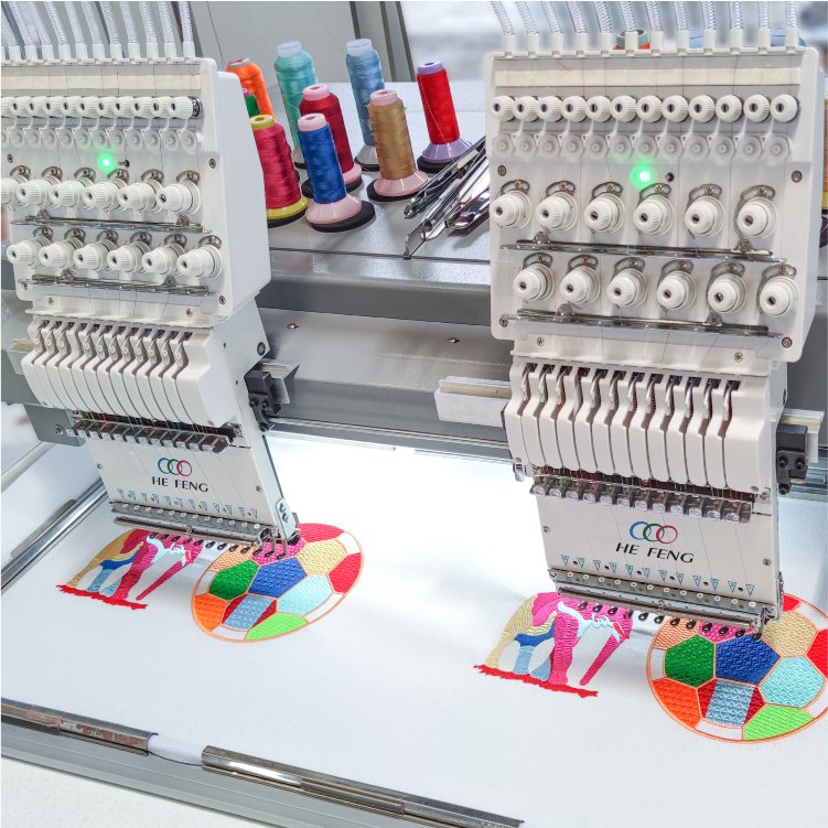 Hefeng  double head computer embroidery machine with 12 needles and wild 500mm*400mm emb space area frame selling in Lagos Nigeria  call 08177129792 or 09017328471 #embroidery #machineembroidery #monogramming #Hefeng #wilcom #fashionbusiness #equipmentsales #Lagos