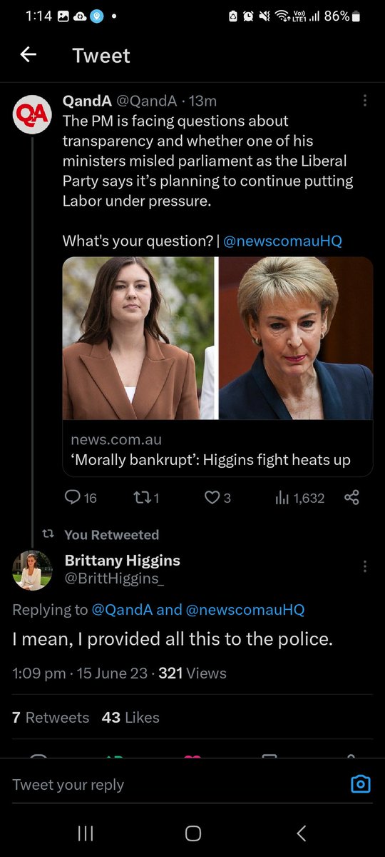 #Malkovich I know the ABC has been morally bankrupt since Morrison appointed ex-NewsCorp Board Member Ita Buttrose to be the Chair, but this is quite literally fucking insane