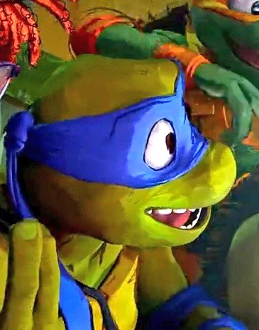 Mutant Mayhem Turtle's Muzzle is plump and pretty