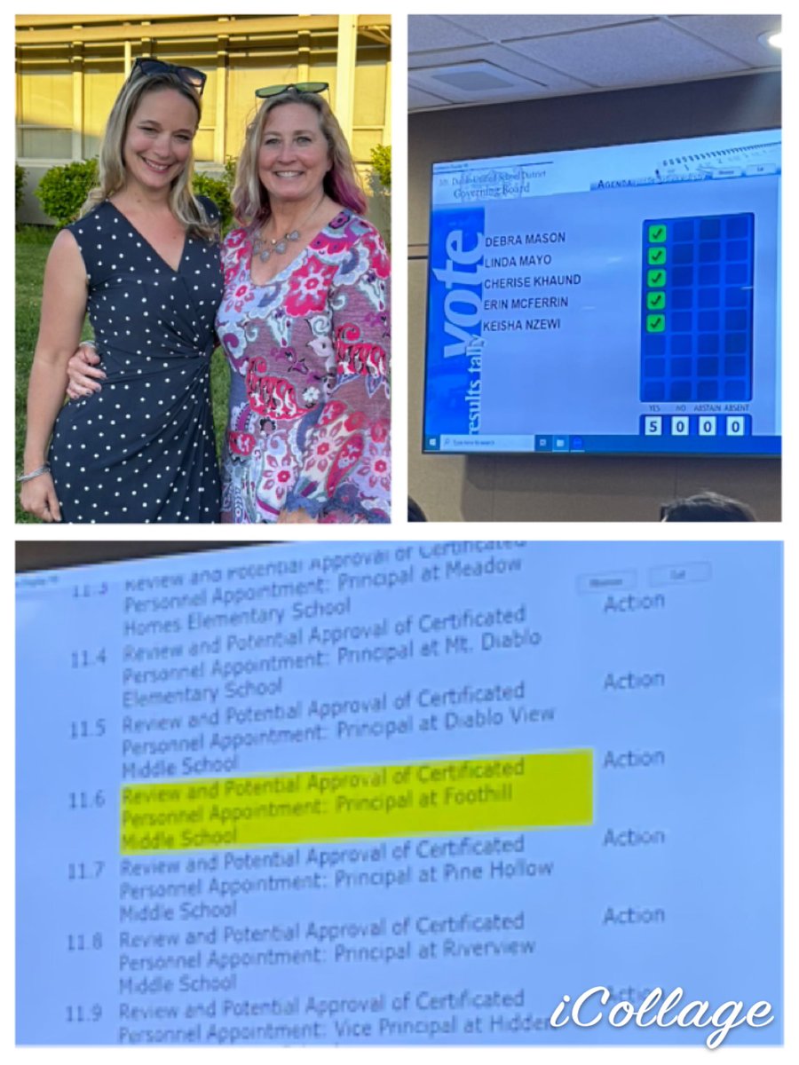 Please to share the new principal <a href="/FoothillGriffin/">Foothill Middle School</a>  <a href="/MtDiabloUSD/">MDUSD</a> is our very own Crystal Stull (was the VP for the last three years) 💜💛 She’s going to do amazing work with students, staff, families, &amp; community!