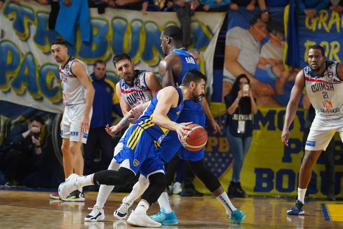 🔚 𝗙𝗜𝗡𝗔𝗟 𝗗𝗘𝗟 𝗣𝗔𝗥𝗧𝗜𝗗𝗢 🏀

#Boca 64 - Quimsa (SdE) 73

<a href="/AAQuimsa/">AA QUIMSA</a> se lleva el cuarto punto de la serie. ¡A todo o nada en Santiago este viernes! 👊

#DaleBoca 🔵🟡🔵
#FinalesLaLiga