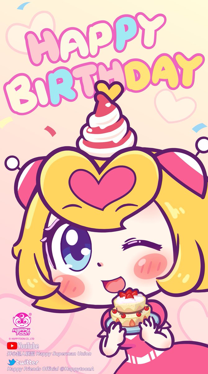 HappytoonA's tweet photo. 祝星星球最美丽可爱的桃子姐姐生日快乐哦🎉🎉 https://t.co/4Sipwqw8y8