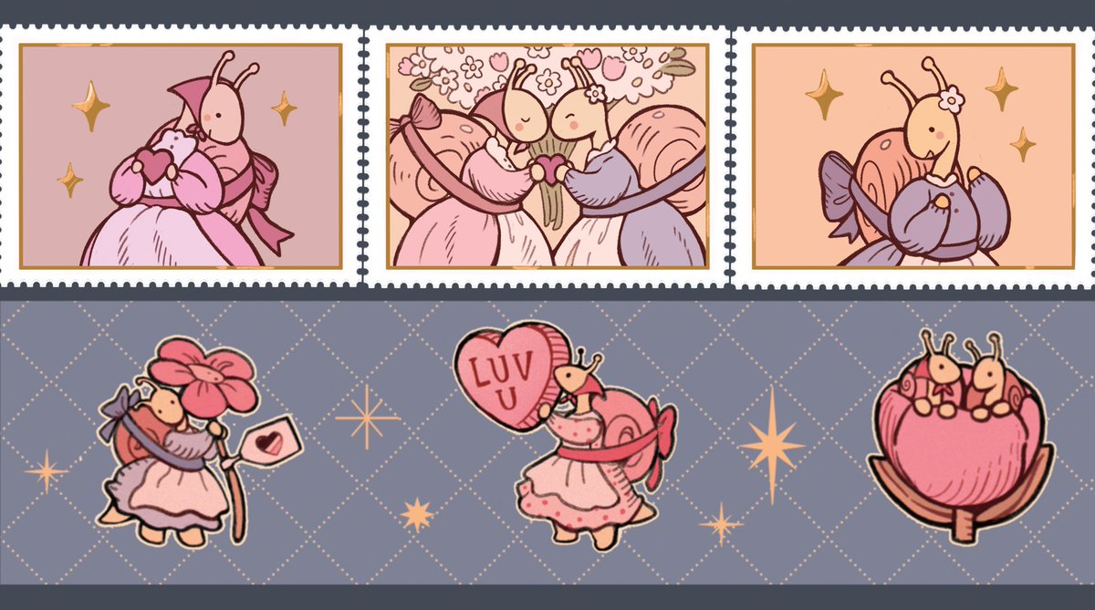 preview of the washi tapes I made for @thewashistation's pride collection (June 16) 🐌🐌💕
