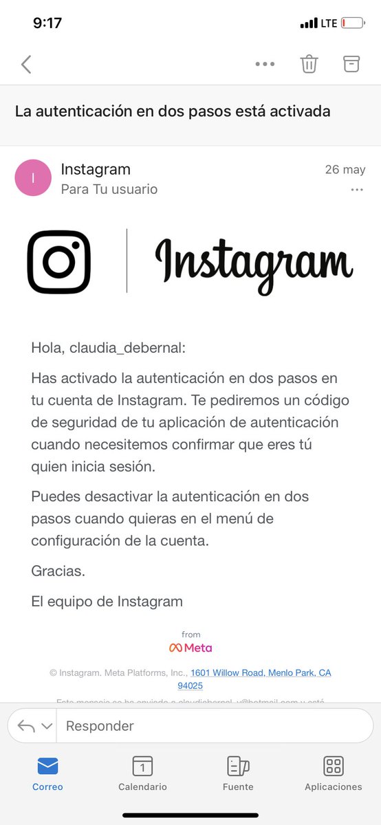claudiadebernal's tweet photo. @instagram el 26 de mayo hackearon mis cuentas . Pude rescatar correo, face, pero no perfil de IG. Estas personas están haciendo mal uso del perfil. He reportado por todos los medios y nada que recibo respuesta. Por favor ya cierren ese perfil antes de que alguien caiga. https://t.co/n4e2LmZC02