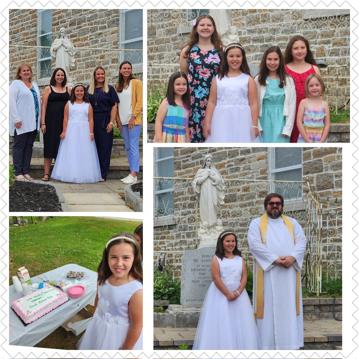 Congratulations 🕊 We are so proud of your hard work receiving your First Reconcilation and Communion. 🙏 Remember God's love will always be there to comfort you, guide you and bless you. ❤️ @alcdsb_stpe