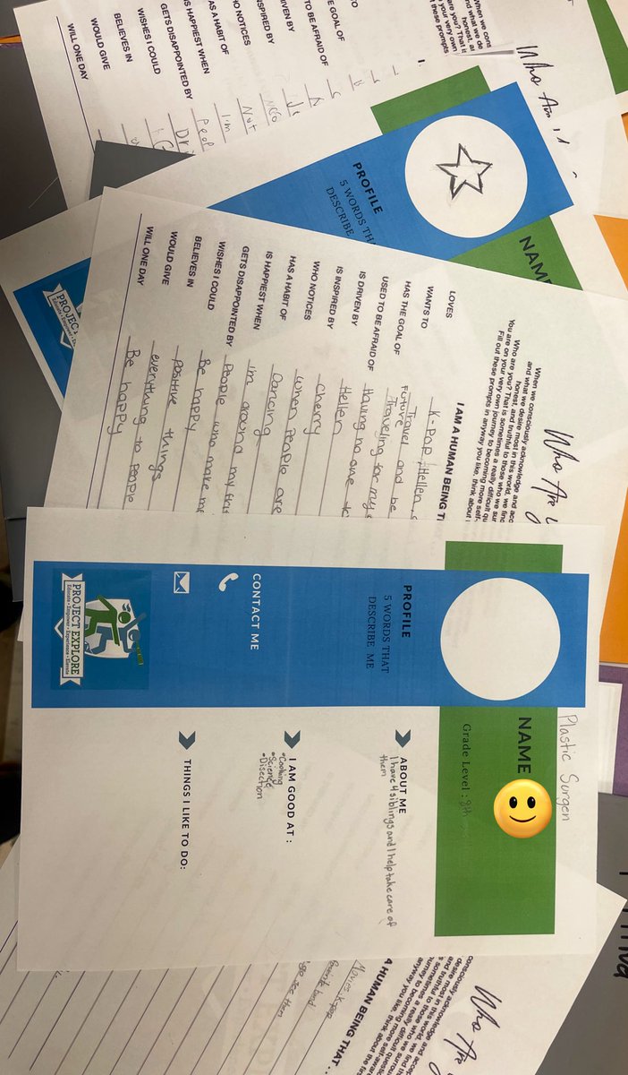 MsJDavisHTX's tweet photo. Day 3 of CCMR Summer Enrichment Camp @WhoAreWe_SGA! We are focusing on careers this week! Our Lions  reflected on their best qualities to draft resumes to prepare for their dream job interviews! These Lions are interview ready! @HISD_ProjectEx #CCMRSummerCamp🎓 https://t.co/JZbocPRwim