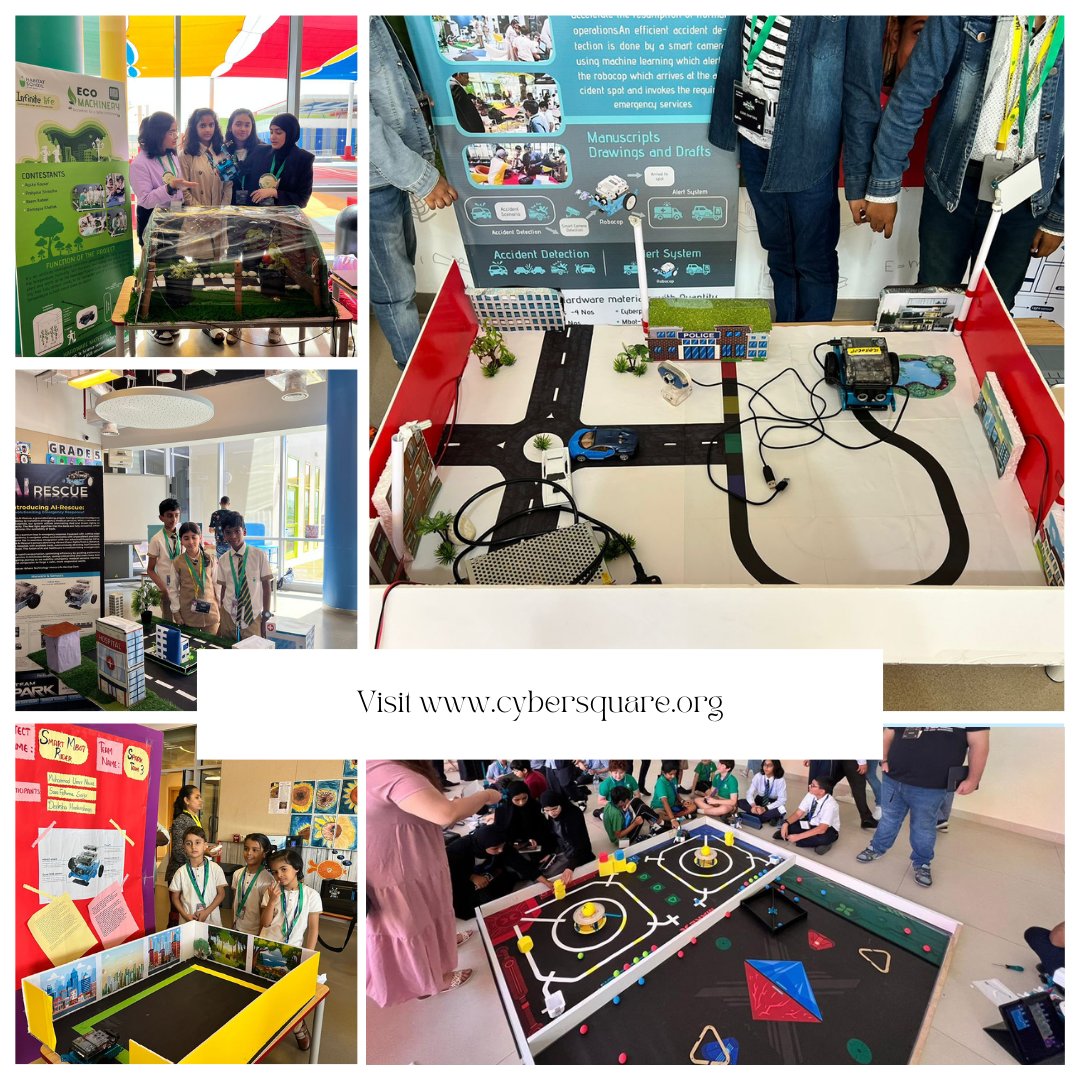 Celebrating Our Students' from Habitat Schools Extraordinary Achievement at the Mubarmij50 Robotics Competition.

Visit cybersquare.org.

#StudentAchievements #RoboticsCompetition #AIinEducation #coding #artificialintelligence #ai #education #technology  #cybersquare