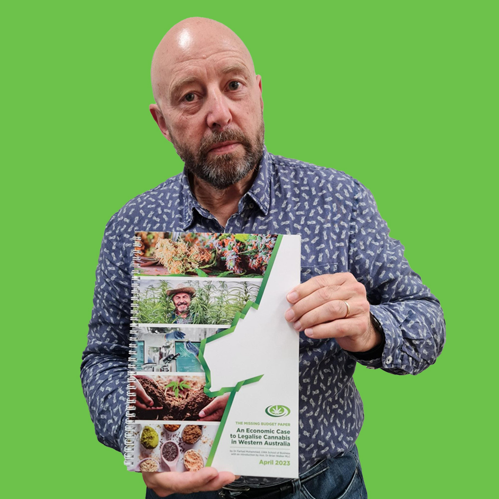 BrianWalkerMLC's tweet photo. The government is saying no to a potential $1.25 BILLION over the forward estimates if they do not take cannabis legalisation seriously. 

👉 Download my economic report for free:
https://t.co/WrDe7iKXJ1 

#wapol #auspol #wabudget #budget #legalise #cannabis https://t.co/Lz8Vtgwnhq