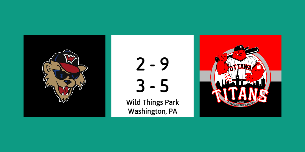 Results for June 14th / Résultats du 14 Juin

⚾️ Titans def. Wild Things, 9-2 and 5-3

#OttCity #OttVille #HereToStay