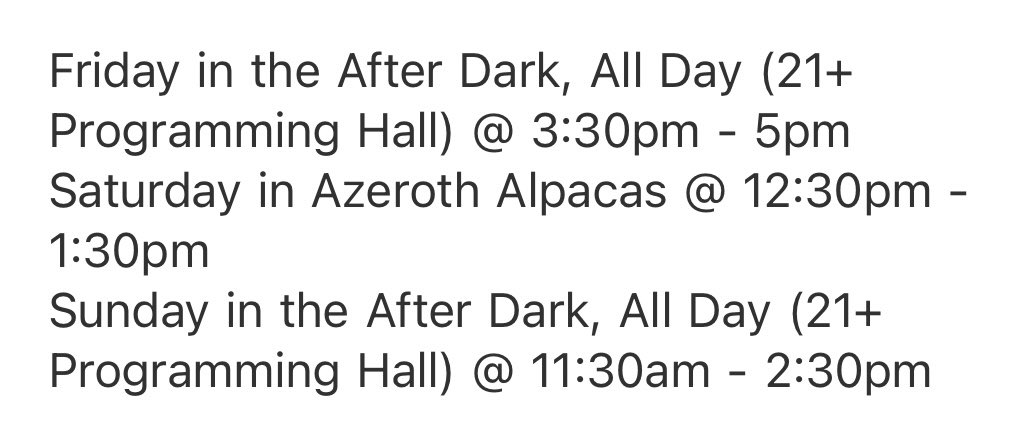 We have the Connecticon schedule and here’s a link for a 10% ticket discount:

purchase.growtix.com/e/ConnectiCon_…