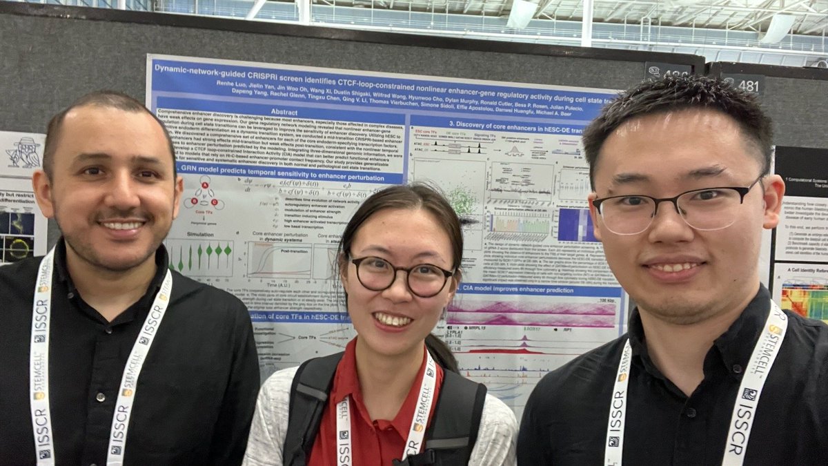 Julian Pulecio (@julian_pulecio1) on Twitter photo Representing the Huangfu lab at #ISSCR2023 📌 Check our posters 477, 480 and 377 to learn more about our latest work on epigenetic regulation in hESCs using CRISPRa/i screens and other cool tools <a href="/DanweiHuangfu/">Dr. Danwei Huangfu</a> <a href="/jielin_yan/">Jielin Yan</a> Representing the Huangfu lab at #ISSCR2023 📌 Check our posters 477, 480 and 377 to learn more about our latest work on epigenetic regulation in hESCs using CRISPRa/i screens and other cool tools <a href="/DanweiHuangfu/">Dr. Danwei Huangfu</a> <a href="/jielin_yan/">Jielin Yan</a>