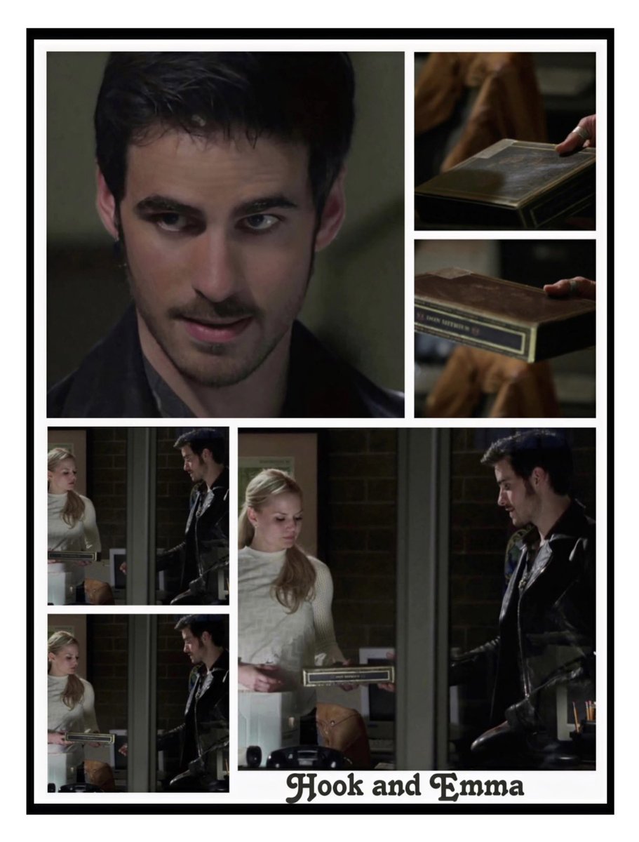 Hook and Emma (Ouat 4x05) Emma shares her memories with Killian