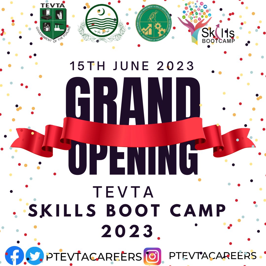 PTEVTACareers's tweet photo. 𝐈𝐧𝐚𝐮𝐠𝐮𝐫𝐚𝐭𝐢𝐨𝐧 𝐃𝐚𝐲 𝐨𝐟 𝐓𝐄𝐕𝐓𝐀'𝐬 𝐒𝐤𝐢𝐥𝐥 𝐁𝐨𝐨𝐭 𝐂𝐚𝐦𝐩 𝟐𝟎𝟐𝟑 https://t.co/jsvI6rg15P