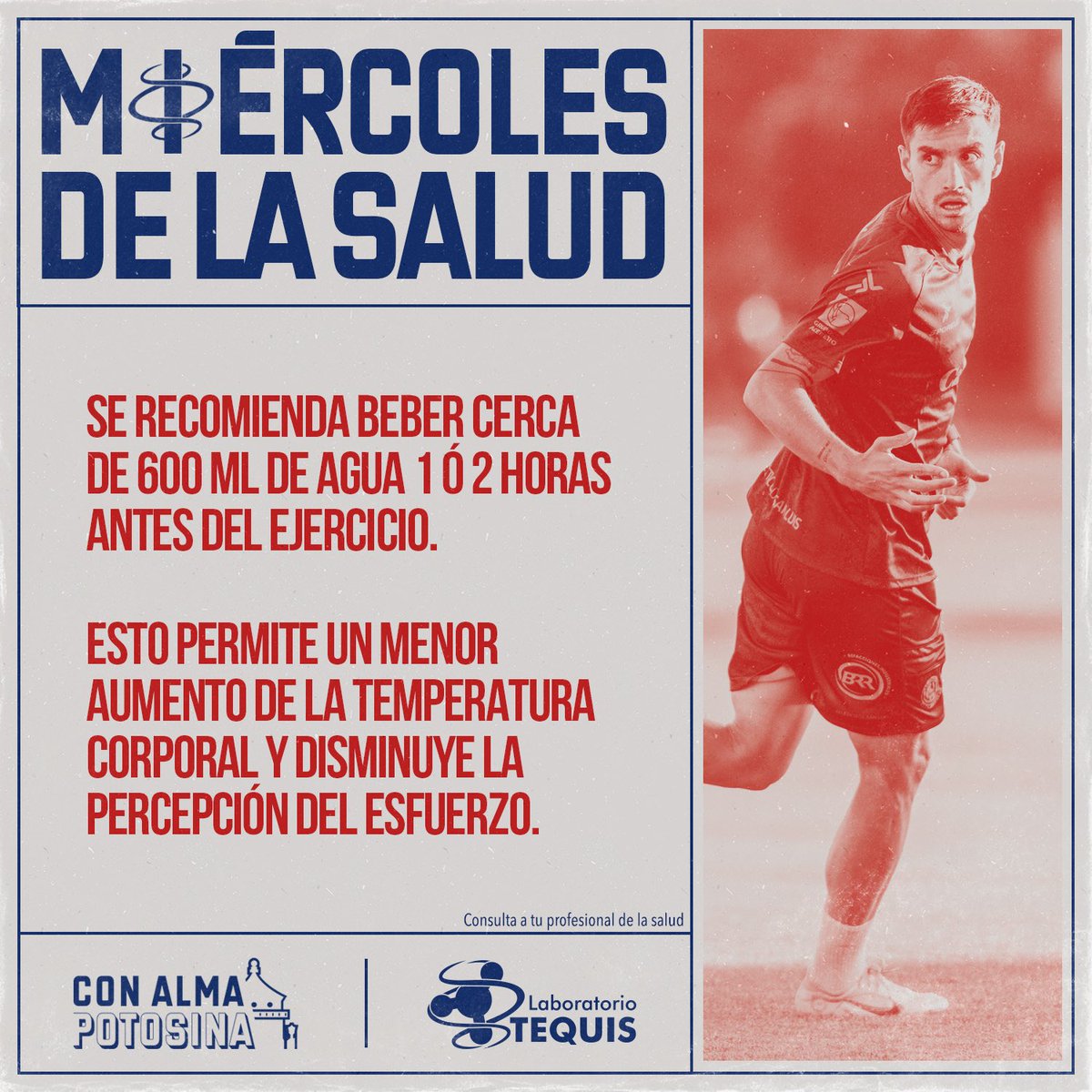 Hay que hidratarse bien porque está fuerte la ola de calor. 🥵

El dato de la semana es presentado por Laboratorio Tequis.

#ConAlmaPotosina 
#ElLaboratorioDeLosPotosinos