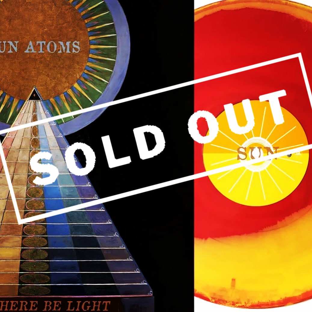 sun_atoms's tweet photo. Thank you! Our first pressing of "Let There Be Light" is completely SOLD OUT - stay tuned for upcoming 2nd Pressing pre-sales with NEW vinyl colorways and "Cat's Eye" T-shirt bundle from @littlecloudrec1 #thankspete
#sunatoms #lettherebelight #littlecloudrecords #vinyl https://t.co/uwJZZf4kZS