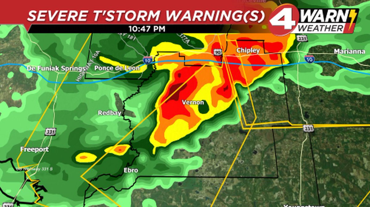 David Paul on Twitter "*WEATHER ALERT* A Severe T'storm Warning has