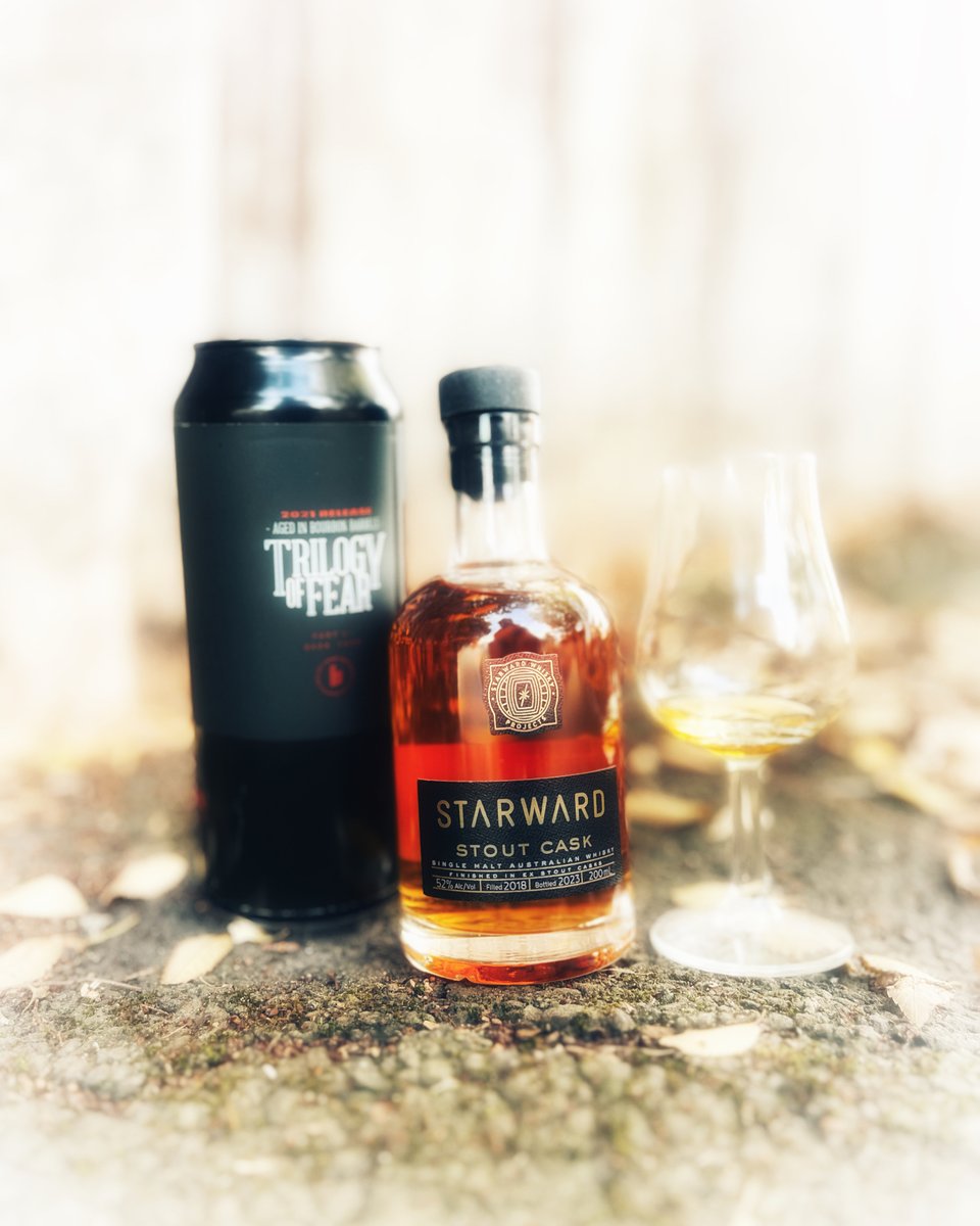 WhiskyIsMyJam's tweet photo. STARWARD STOUT CASK - 52% Marrying red wine and small format Apera casks filled in 2018, with a final maturation for 18 months in casks used for the Brick Lane Brewing’s Trilogy of Fear imperial stout. @StarwardWhisky @bricklanebrewco #StoutCask #AustralianWhisky #WhiskyIsMyJam https://t.co/lzfTbuMf7z