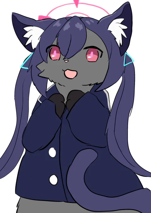 ブルアカ 擬獣化 黒見セリカ