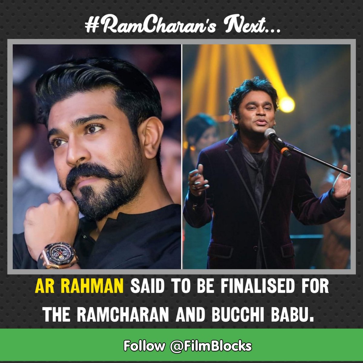 Global Star #RamCharan Next film Directed By #Buchchibabu has Finalised #ARRahman as Music Director
#RC16