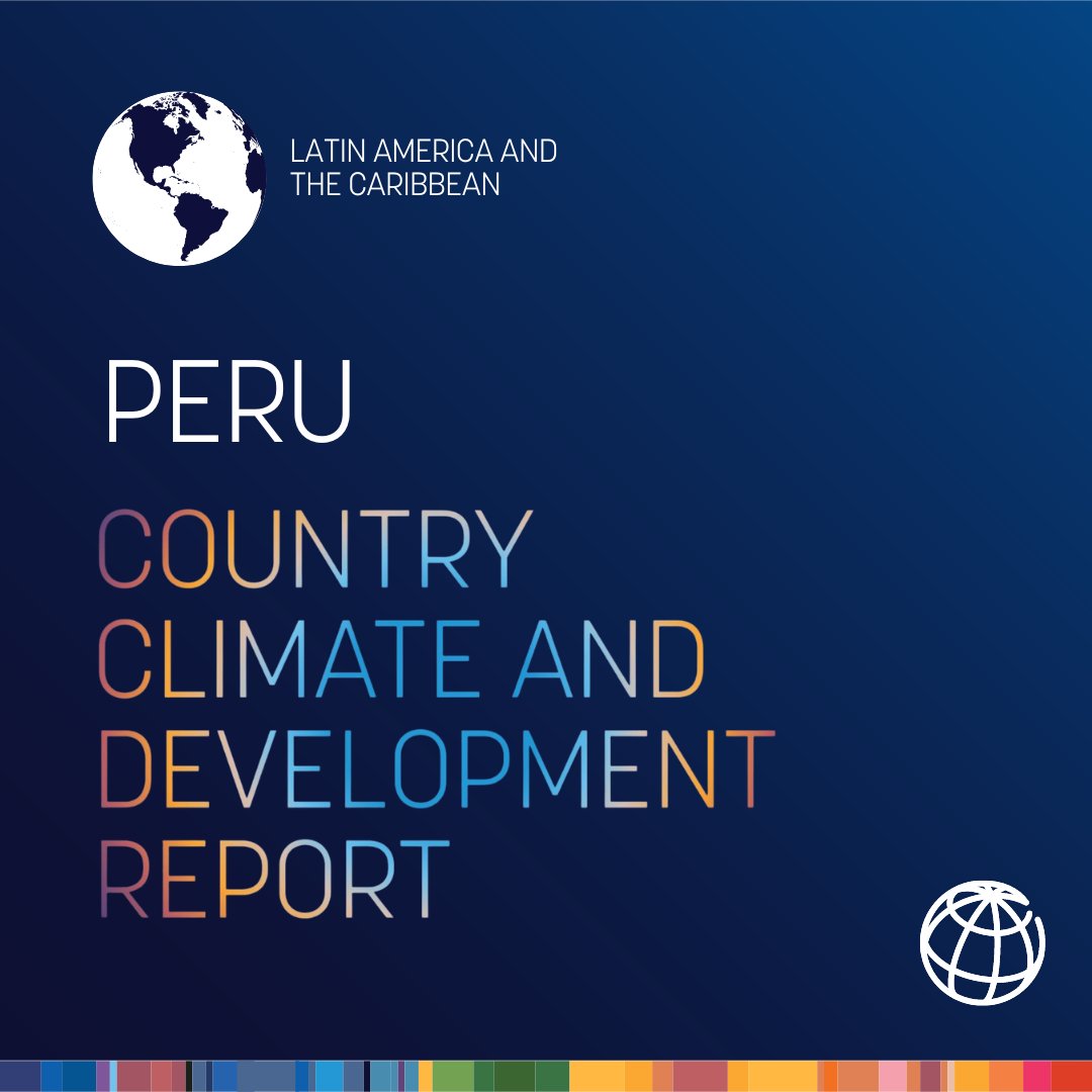 Controlling deforestation, managing water resources, and decarbonizing transportation are some of the recommendations of the new #Peru Country #ClimateAndDevelopment Report. Get it here: wrld.bg/HFuG50OOIez #PeruCCDR #ClimateActionWBG