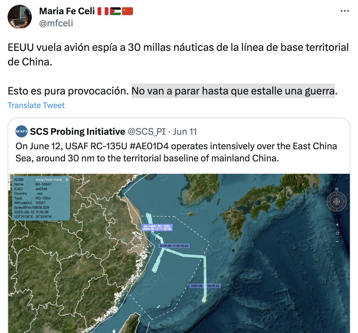 MariaPekin2's tweet photo. No van a parar hasta que estalle una guerra. Y YO ESTARE AHI PARA PELEARLA!

#MariaPekin 🤡 https://t.co/gSYZmH2Kve