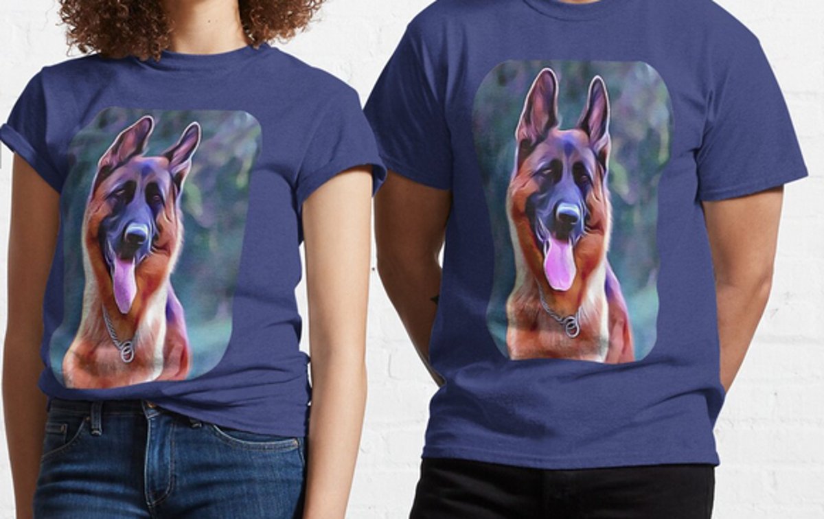 Saddle Coat #GermanShepherd Classic #TShirts - Also Available on #GreetingCards #Pillows #CoffeeMugs #WallPrints #PhoneCases #FaceMasks #Stickers #Bags #Tapestry #BedComforters #ShowerCurtains #Hoodies #Blankets #Magnets #ThrowPillows #Redbubble rdbl.co/3H7xw1m