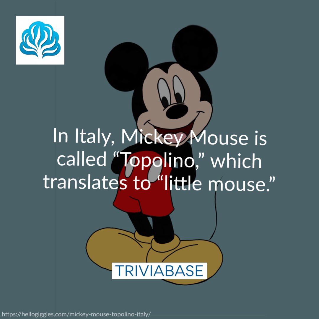 Triviabase_app's tweet photo. Mickey Mouse, the famous cartoon 
character, always brings happiness and joy to people of all ages. 🥰
#mickeymouse #topolino #italy https://t.co/4ep6uqqir4