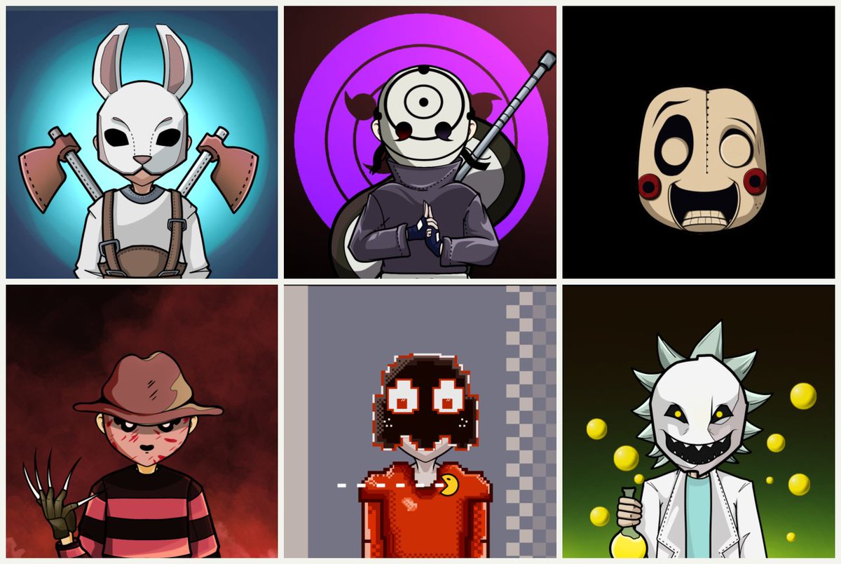 Gn Fam, unfortunately we've got no bids for these Masked Madness we're up to continue dropping more madness soon, no one can stop us making arts🔥🔥
@MaskedMadness55 

I'm always hype making arts for Masked Madness 👇
exchange.art/lilcrow/nfts