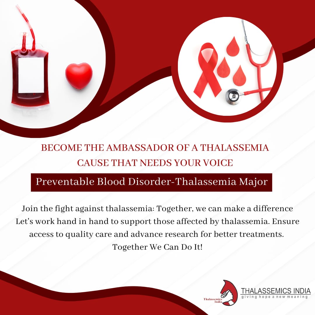 Become the ambassador of a thalassemia cause that needs your voice.
.
#ThalassemiaAwareness #worldblooddonorday #ThalassemicsIndia #donateblood #worldblooddonorday #Awarenessweek #camps #ThalassemiaFighter #ThalassemiaLife #ThalassemiaSupport #ThalassemiaCommunity