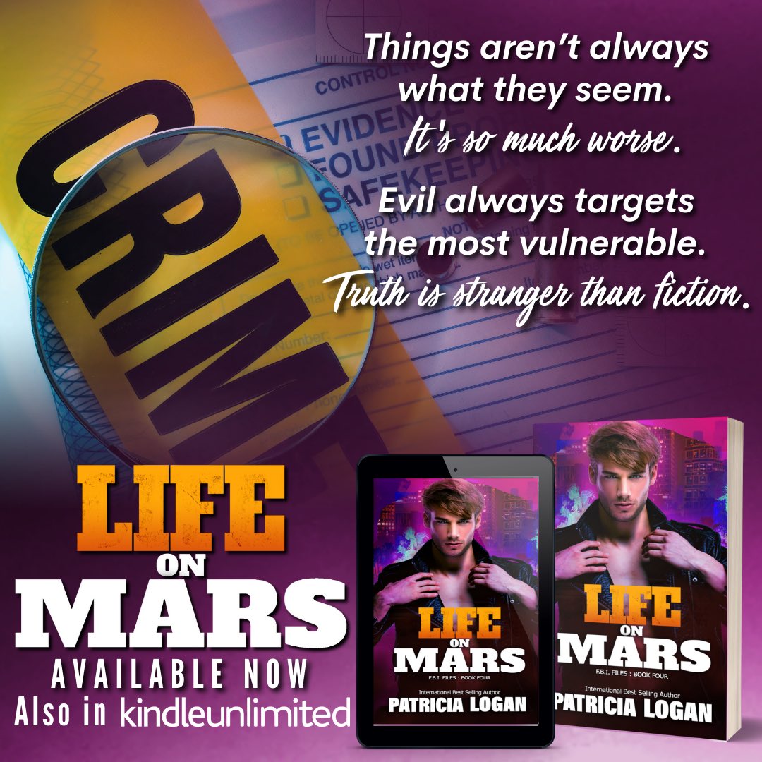 ccreadsbooks's tweet photo. #BookSpotlight of Life On Mars by @PatriciaLogan1  Things aren’t always what they seem. Evil always targets the most vulnerable. Truth is stranger than fiction.  📖 https://t.co/yMursEBtqS  #Giveaway https://t.co/vdrB1uIll3 https://t.co/KrGX4rfVFA