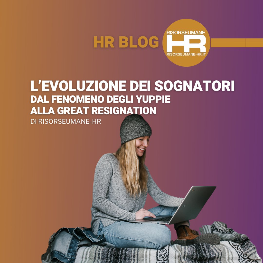 risorseumane_HR's tweet photo. Dagli #Yuppie con il desiderio di successo materiale sino al nomadismo digitale e la ricerca di libertà, le #GrandiDimissioni e il crollo dei valori
Quali sfide affrontano aziende e gli #HR oggi? 🤔

📖🔗 Link: https://t.co/Ed3VhrzRz2

#HRBlog #EvoluzioneLavoro #lavoro https://t.co/eLeRahVW7P