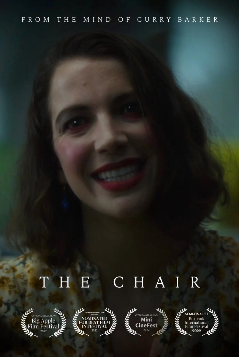 The Chair poster. #TheHorrorReturns #TheHorrorReturnsPodcast #THRPodcastNetwork #Horror #HorrorMovies #HorrorFilms #HorrorTelevision #HorrorSeries #HorrorPodcast #HorrorFamily #MutantFam #TheChair #CurryBarker